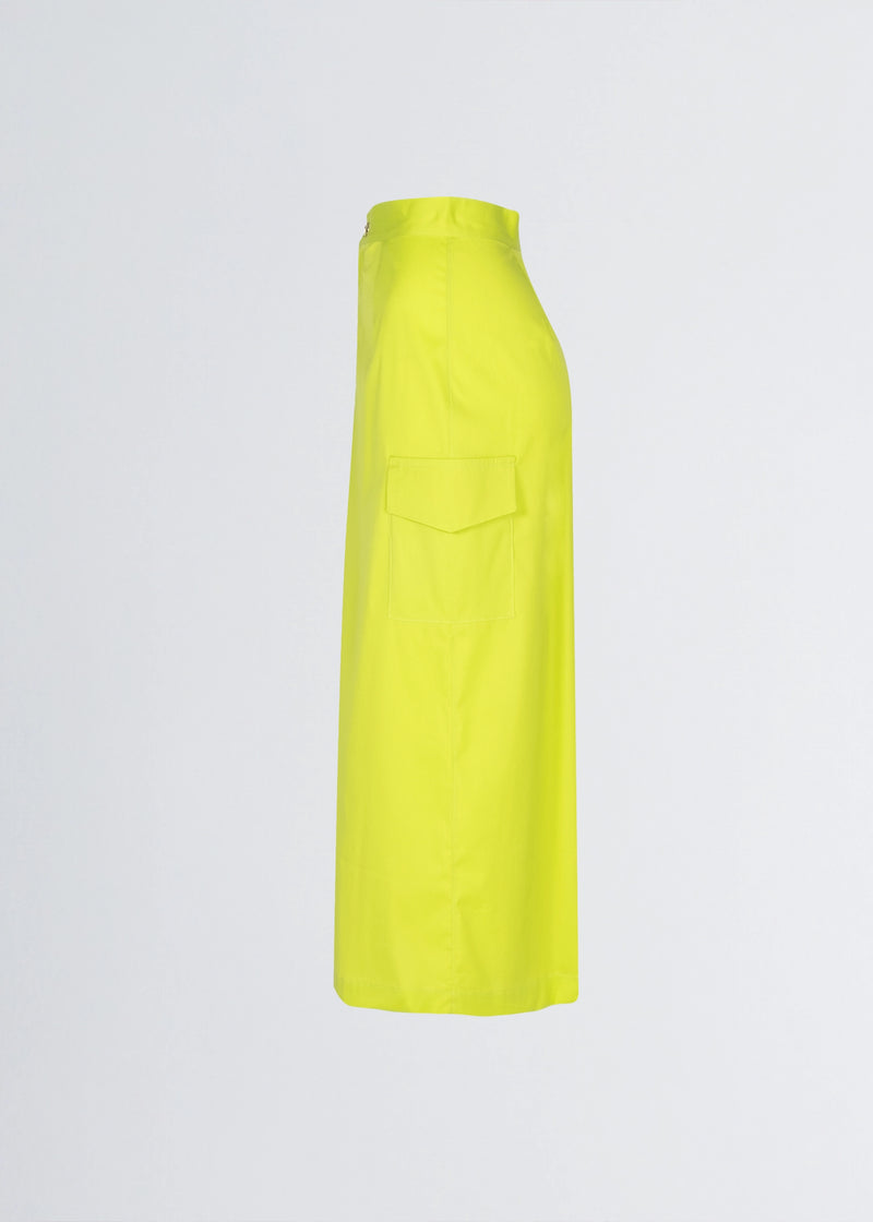 Paola T. Gonna in cotone stretch con tasconi Online