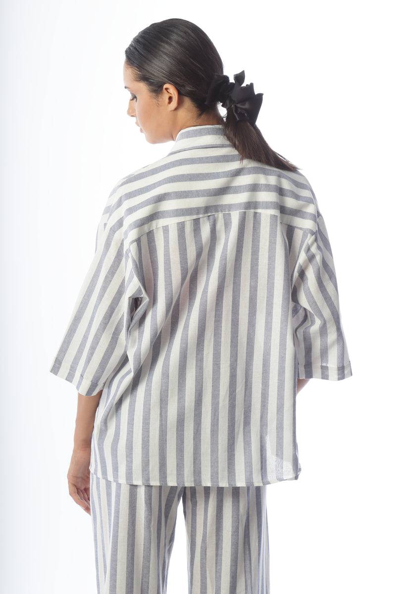 Paola T. Camicia in cotone Vendita Economica