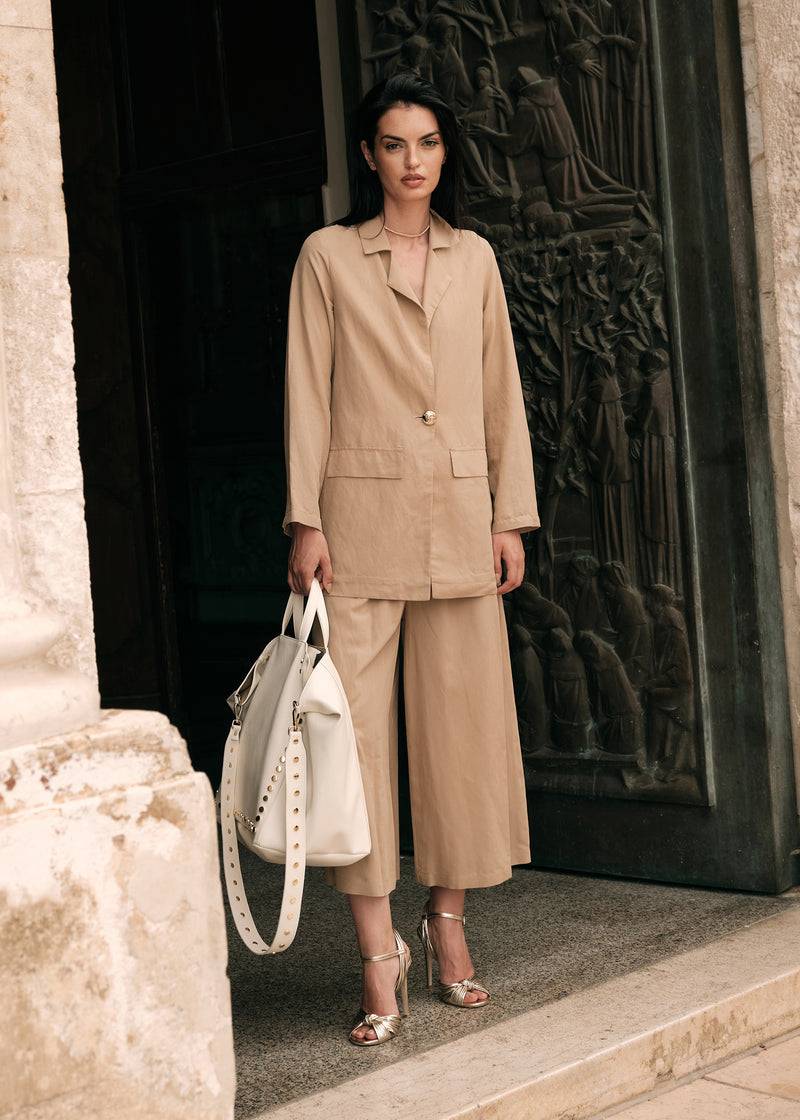 Paola T. Giacca in lino e viscosa Promozione