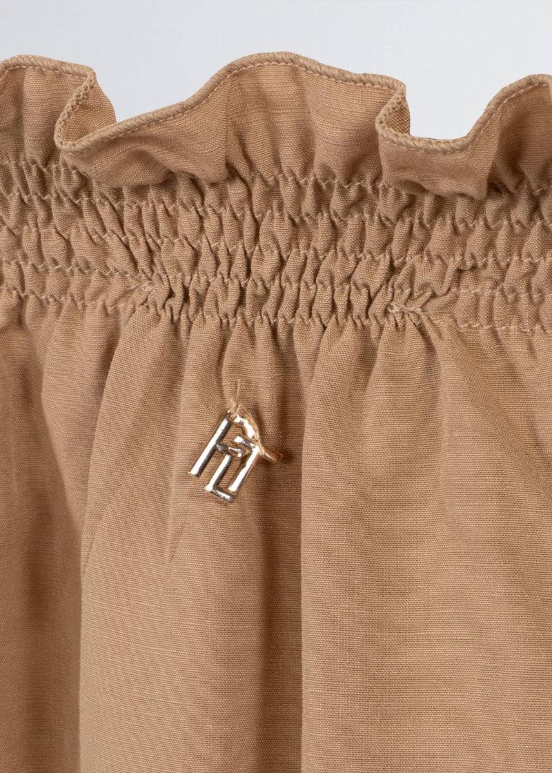 Paola T. Abito lungo lino e viscosa Shopping Online