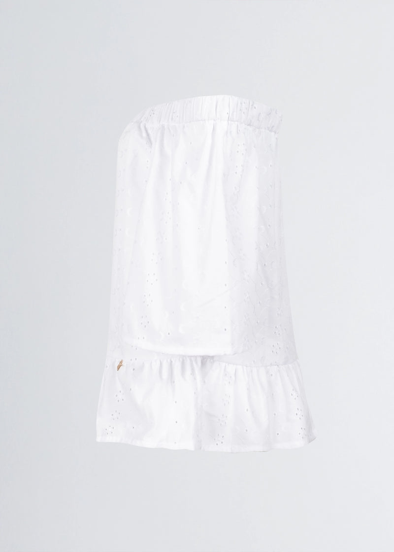 Paola T. Blusa in cotone sangallo Italia