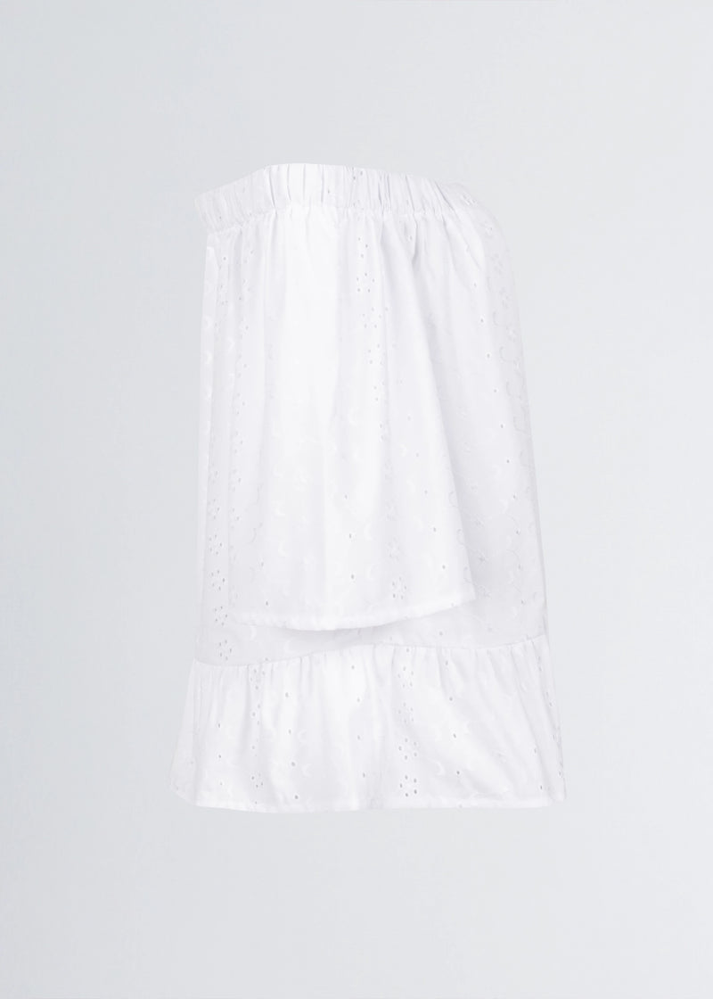 Paola T. Blusa in cotone sangallo Italia
