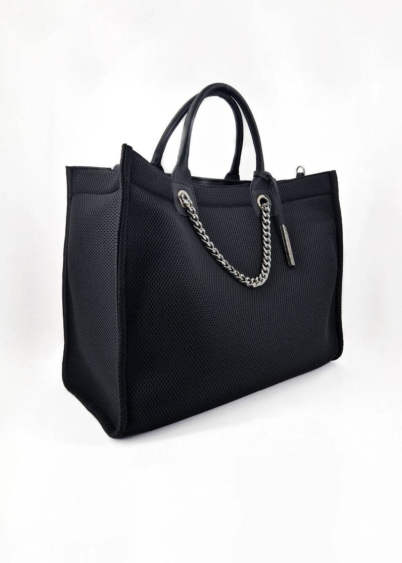Paola T. Shopper large in traforato con dettagli argento Convenienza