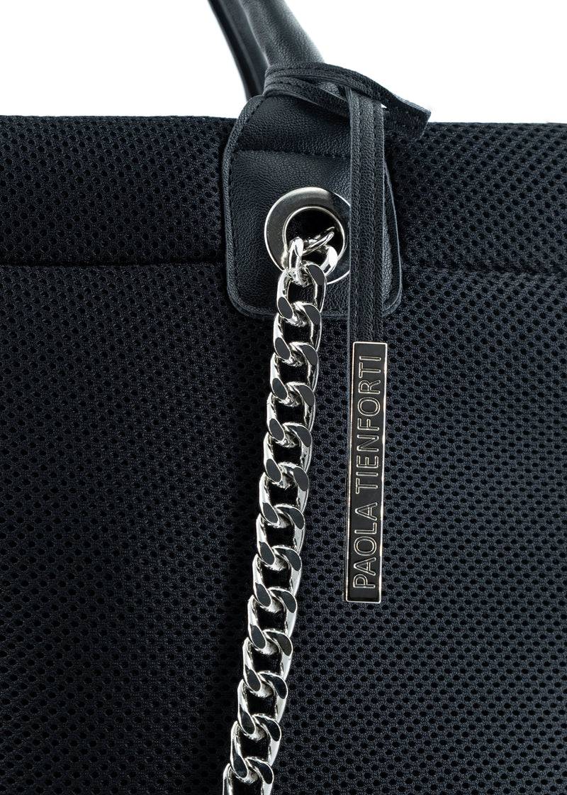 Paola T. Shopper large in traforato con dettagli argento Convenienza