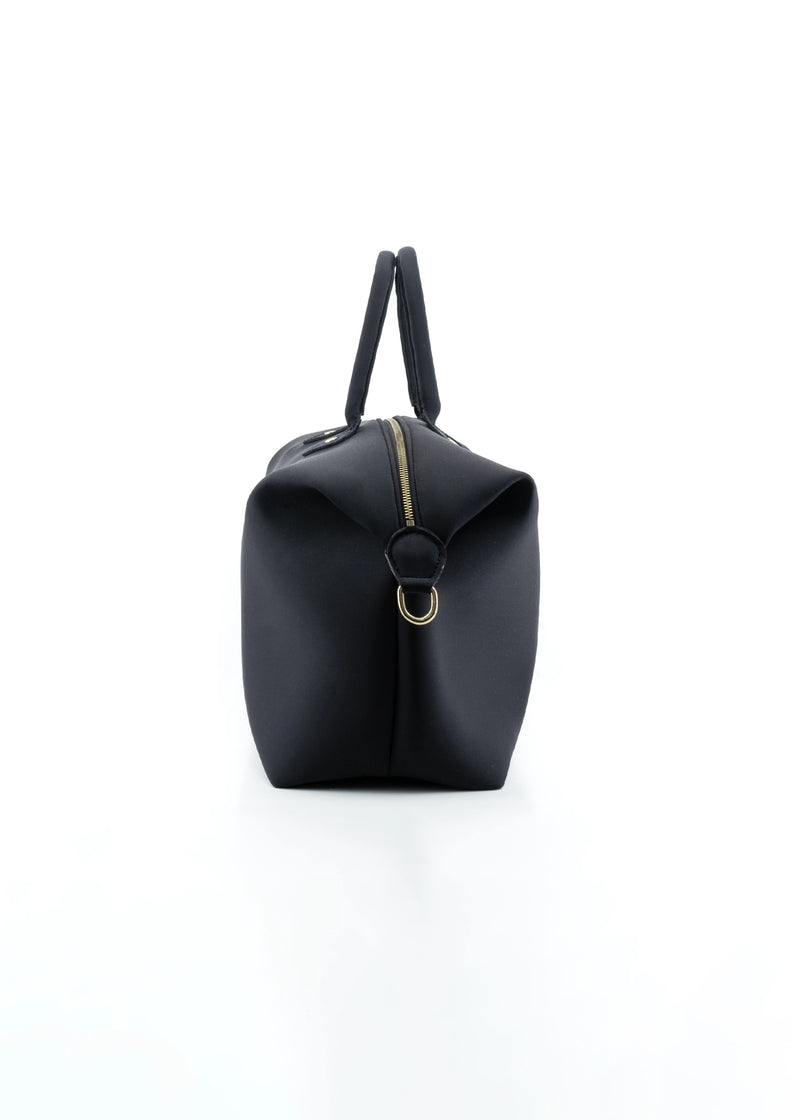 Paola T. Bauletto large in neoprene con dettagli oro Sconto