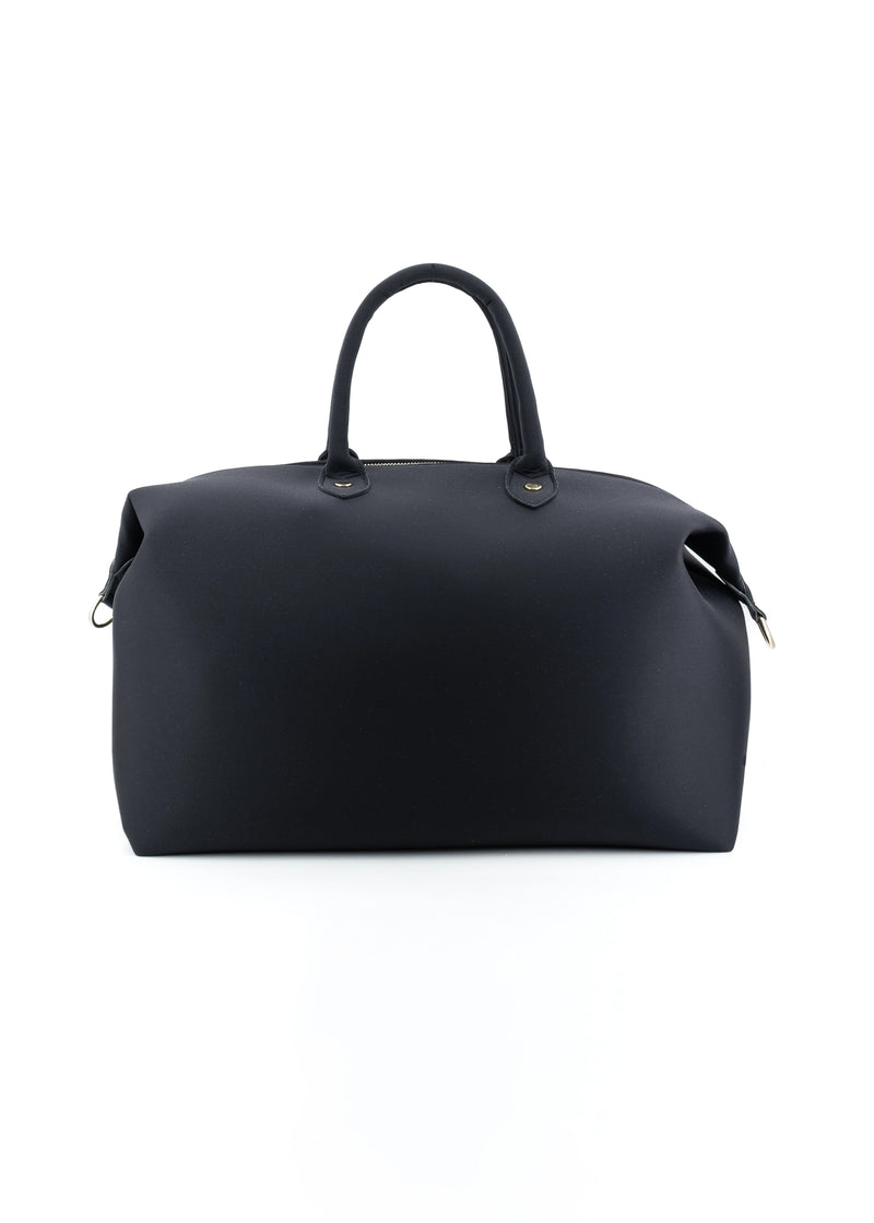 Paola T. Bauletto large in neoprene con dettagli oro Sconto