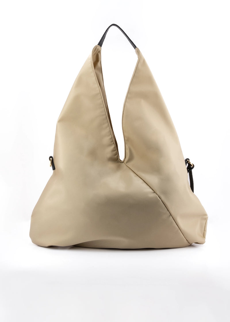 Paola T. Sacca hobo in nylon con dettagli oro Vendite Flash