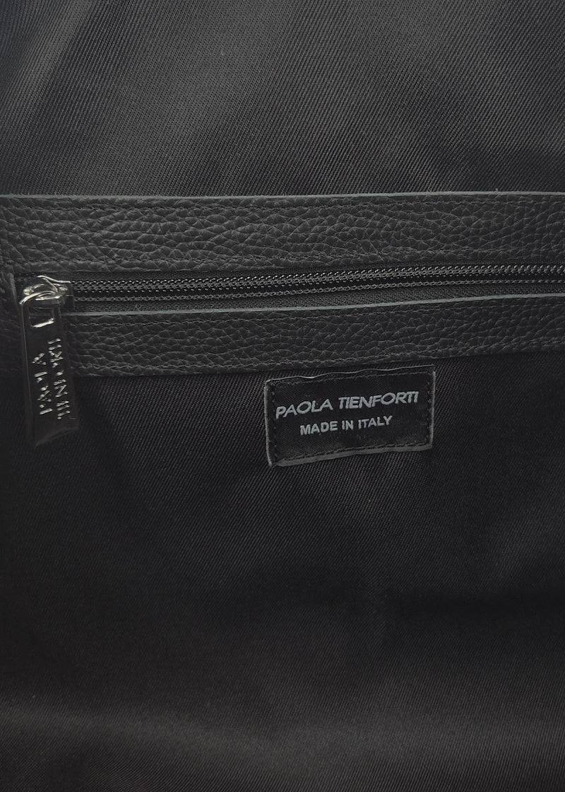 Paola T. Bauletto large in traforato con dettagli argento Online Outlet