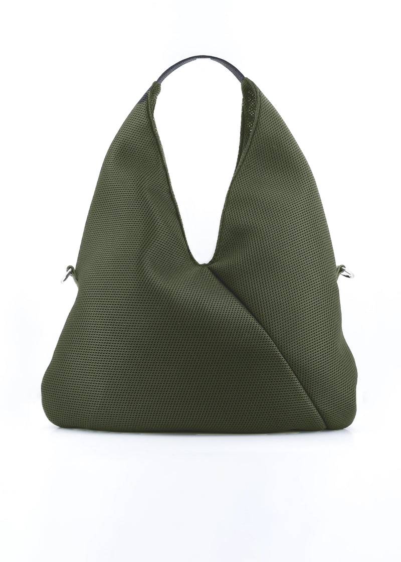 Paola T. Sacca hobo in traforato con dettagli argento In Linea