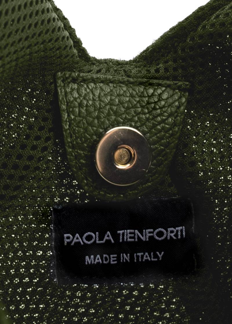 Paola T. Sacca hobo in traforato con dettagli oro Nuovi prodotti