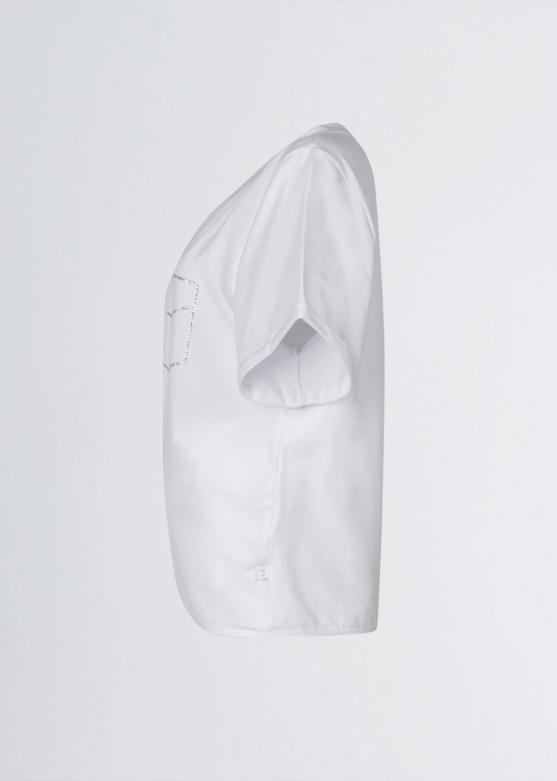Paola T. T-Shirt in cotone stretch Vendita Economica