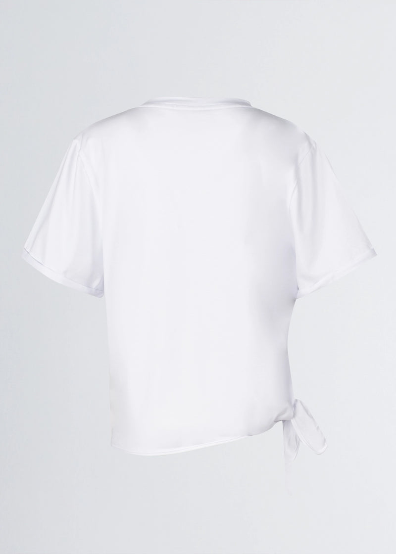 Paola T. T-Shirt in cotone stretch Saldi Di Fabbrica