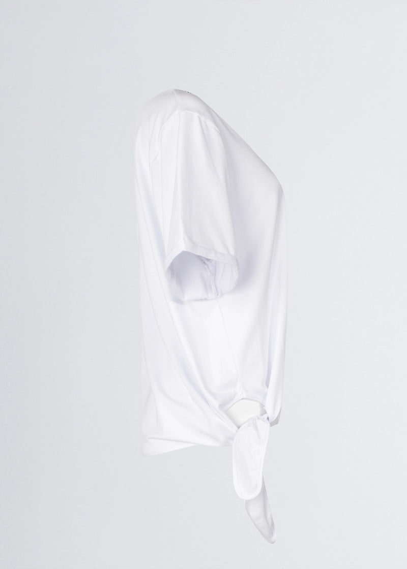 Paola T. T-Shirt in cotone stretch Saldi Di Fabbrica