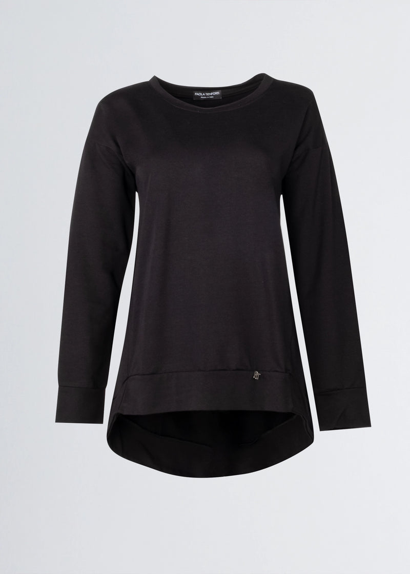 Paola T. Felpa in cotone stretch Promozione Limitata