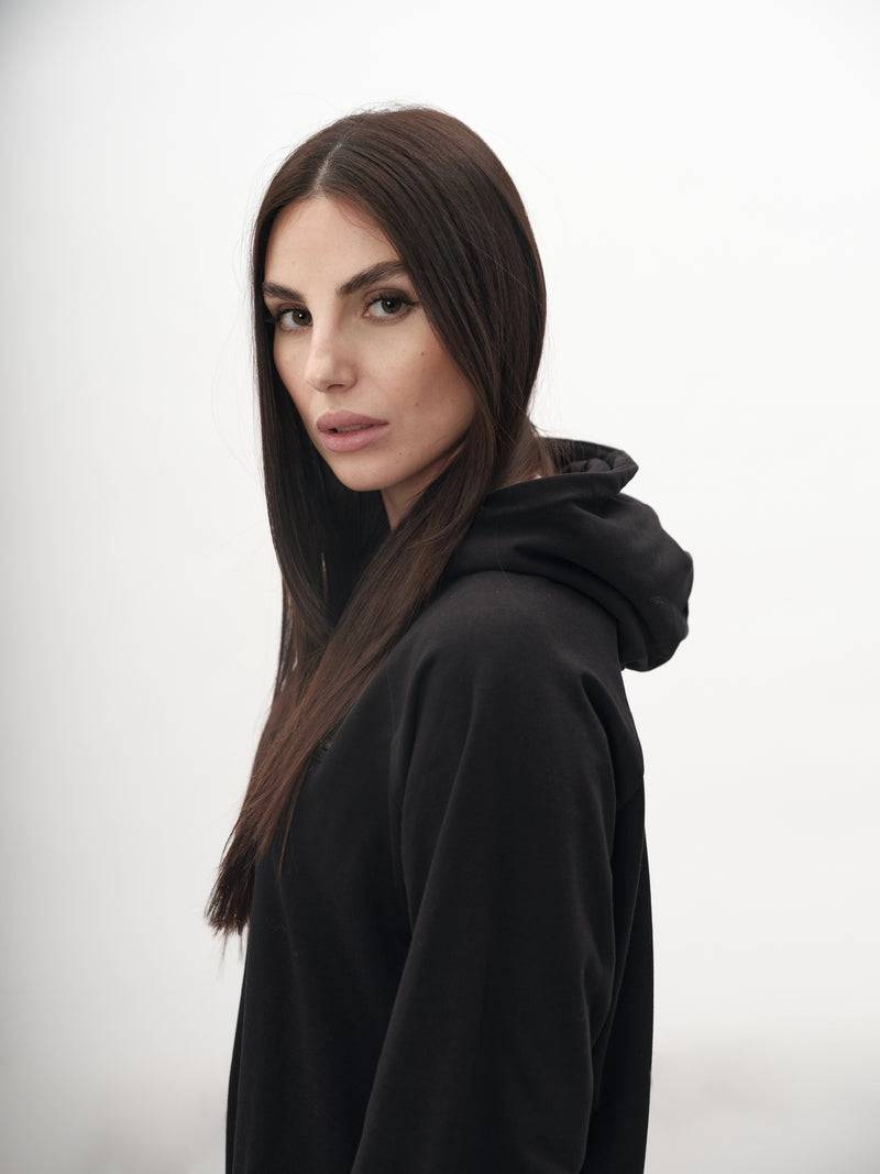 Paola T. Felpa oversize con cappuccio Shopping Online