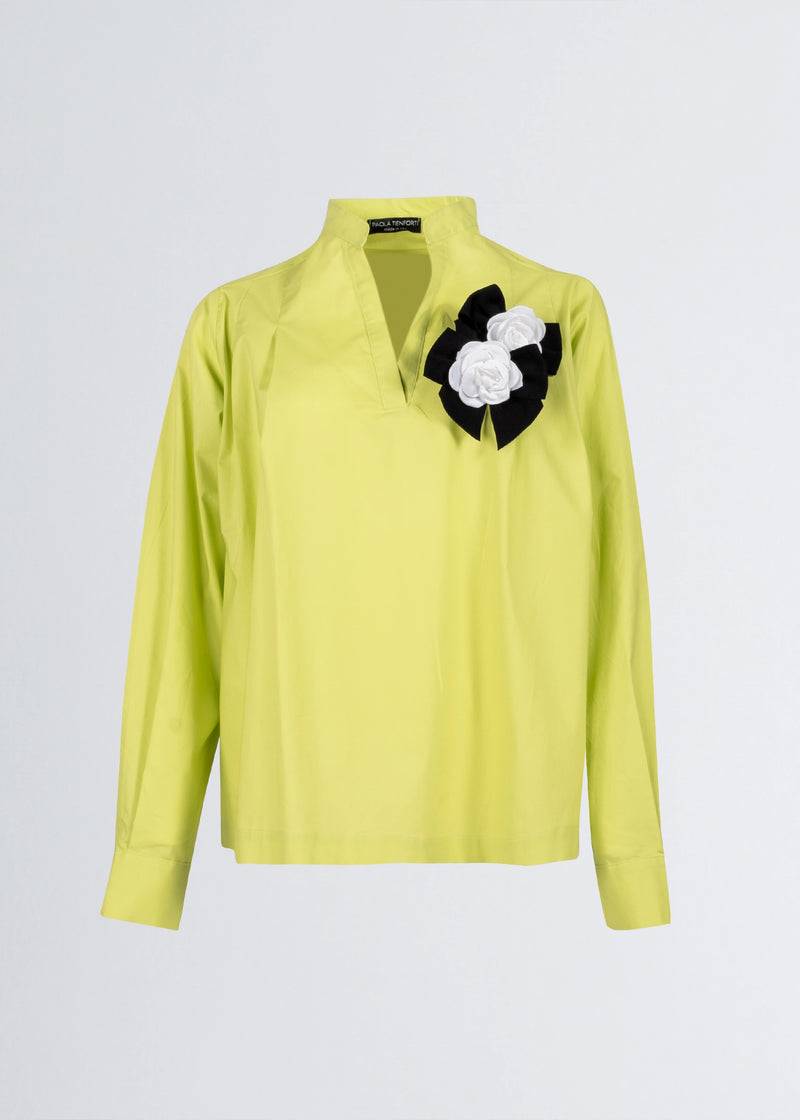 Paola T. Blusa in cotone stretch Convenienza