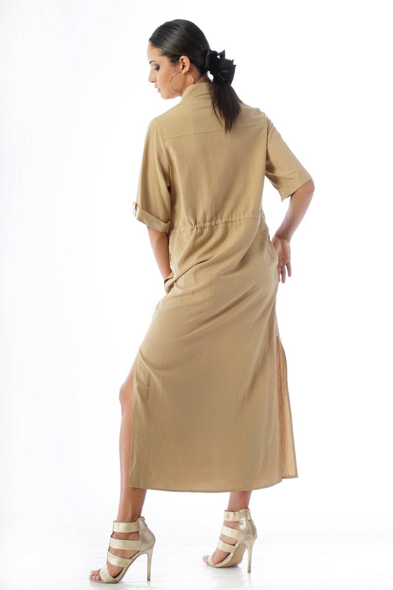 Paola T. Abito chemisier con coulisse Offerta