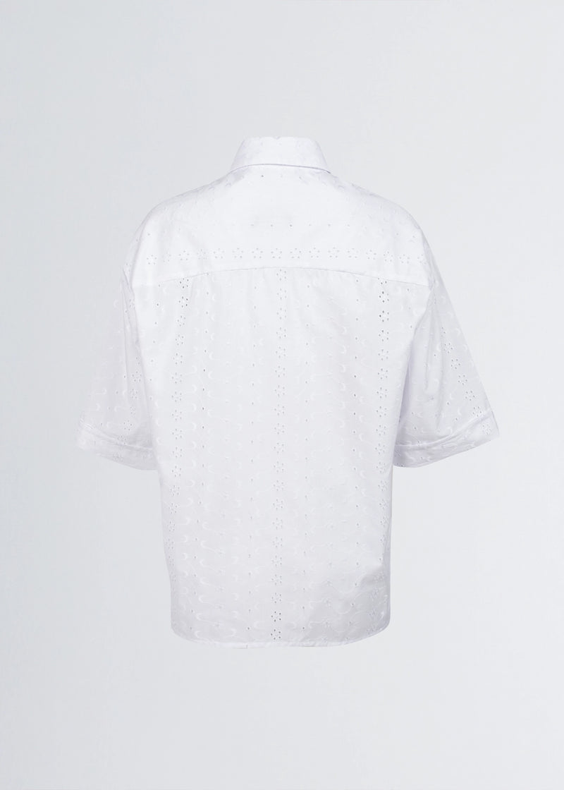 Paola T. Camicia In cotone sangallo Economico