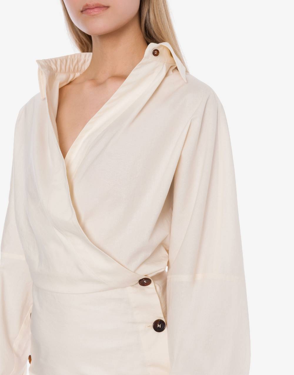 Philosophy Di Lorenzo Serafini Abito in cotone stretch con bottoni Moda