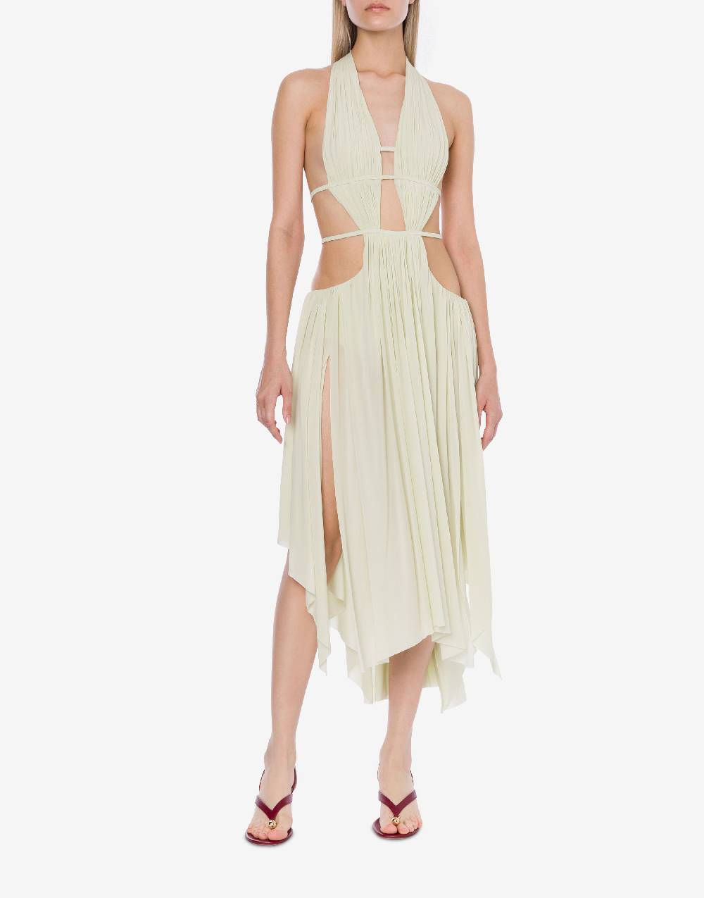 Philosophy Di Lorenzo Serafini Abito in jersey drappeggiato con cut-out Soddisfazione Garantita