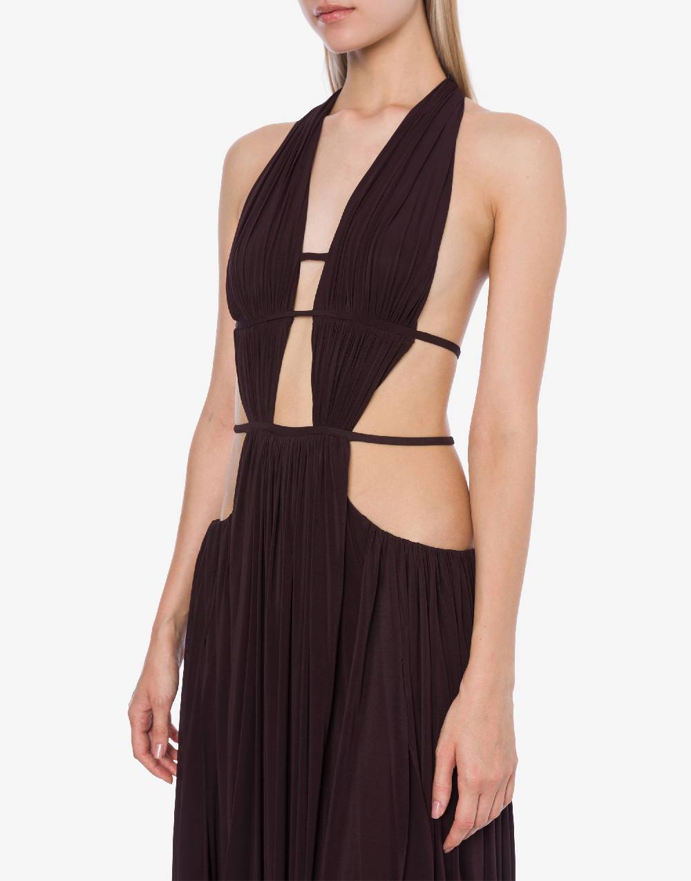 Philosophy Di Lorenzo Serafini Abito in jersey drappeggiato con cut-out Qualità Garantita