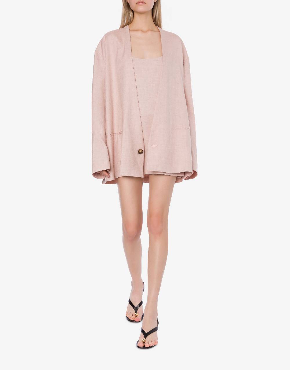 Philosophy Di Lorenzo Serafini Minidress in tela misto lino Acquista Ora