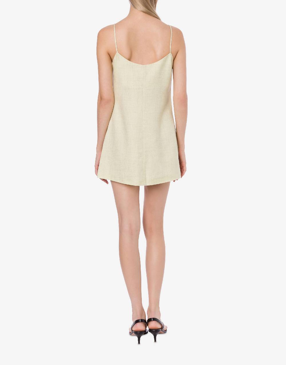 Philosophy Di Lorenzo Serafini Minidress in tela misto lino Consegna Veloce