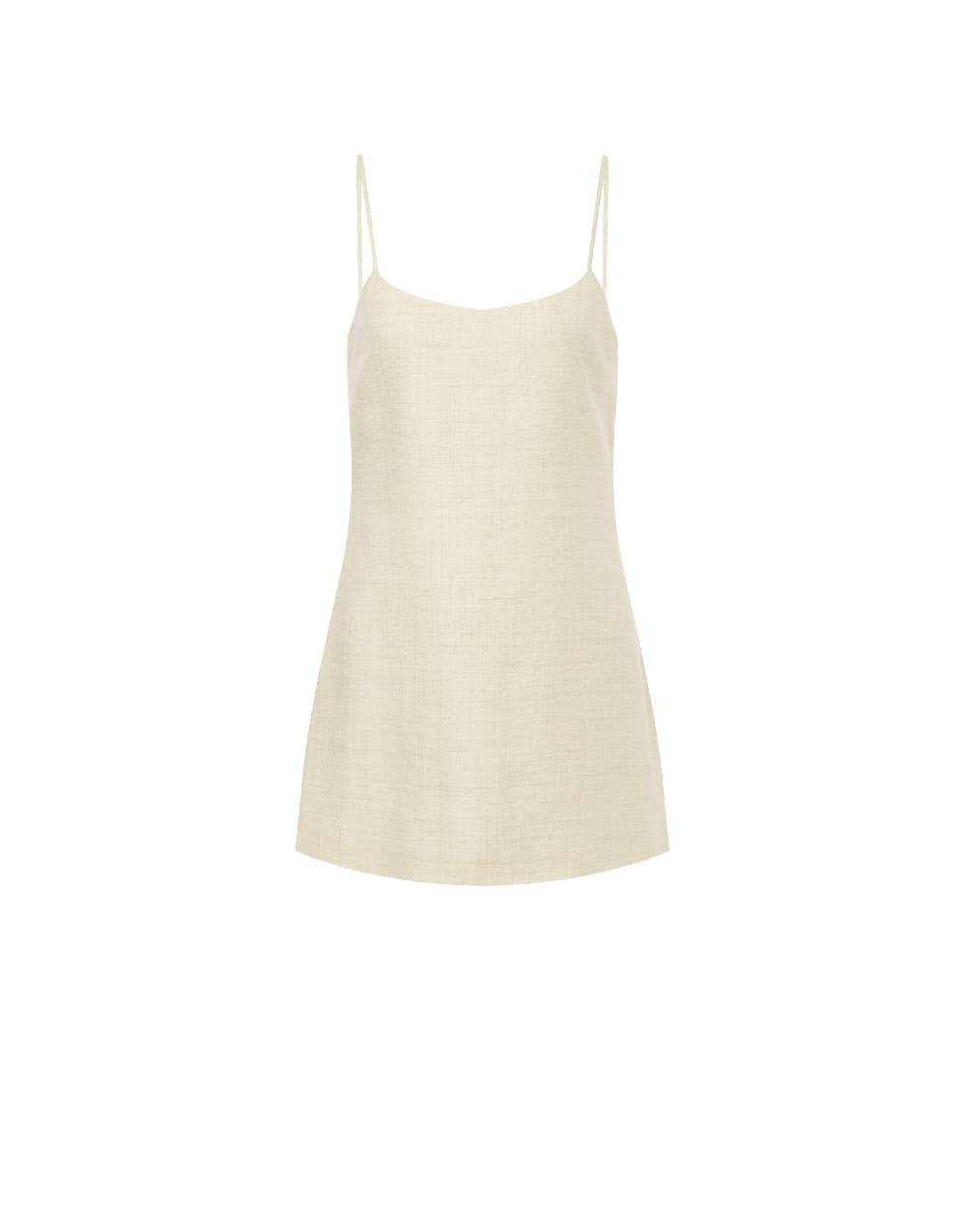 Philosophy Di Lorenzo Serafini Minidress in tela misto lino Consegna Veloce