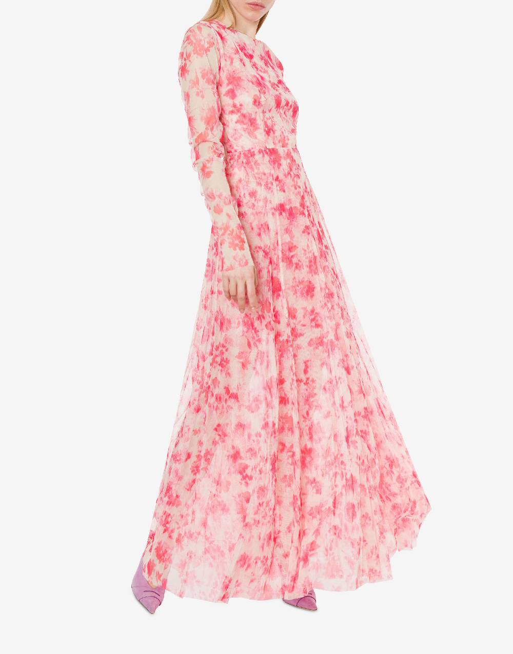Philosophy Di Lorenzo Serafini Abito in tulle con stampa fiori Vendita