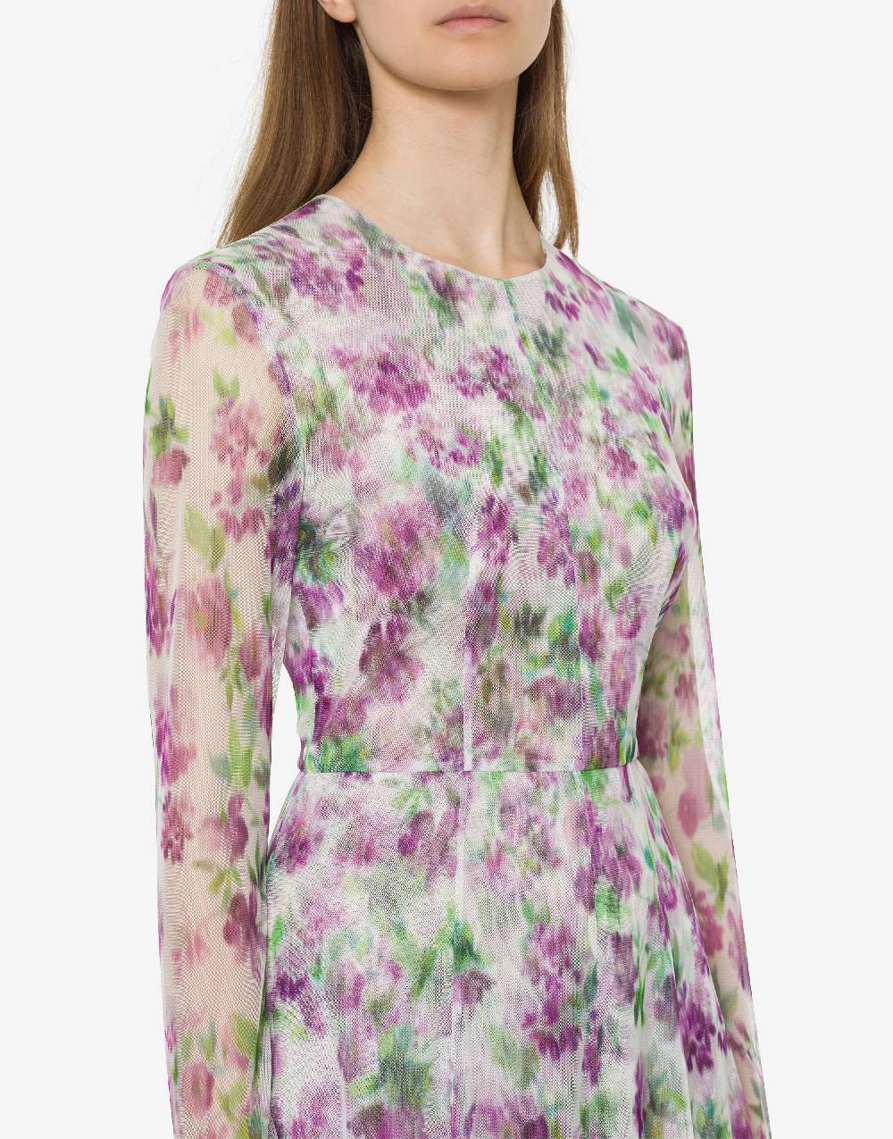 Philosophy Di Lorenzo Serafini Abito in tulle con stampa fiori Sottocosto