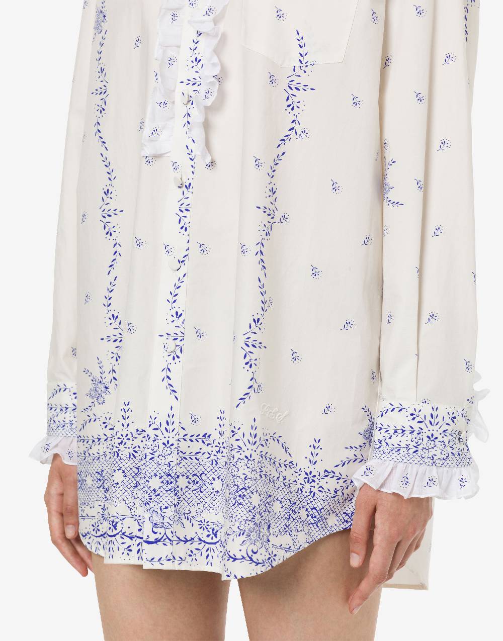 Philosophy Di Lorenzo Serafini Shirt dress in popeline stampato Offerte
