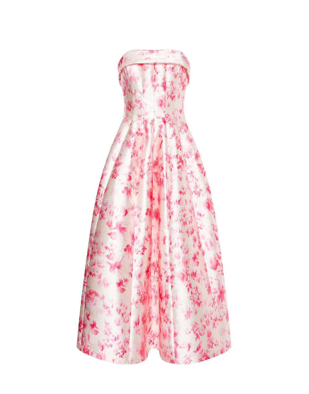 Philosophy Di Lorenzo Serafini Abito bustier in radzmir con stampa fiori Hotsell