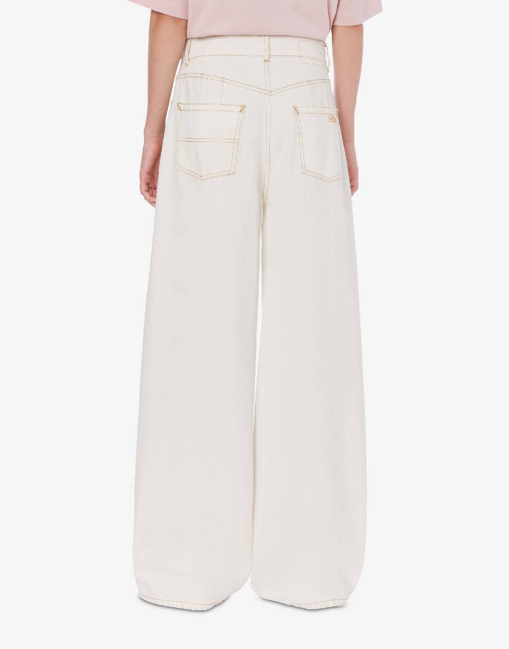 Philosophy Di Lorenzo Serafini Pantalone oversize in denim bleach I Più Venduti