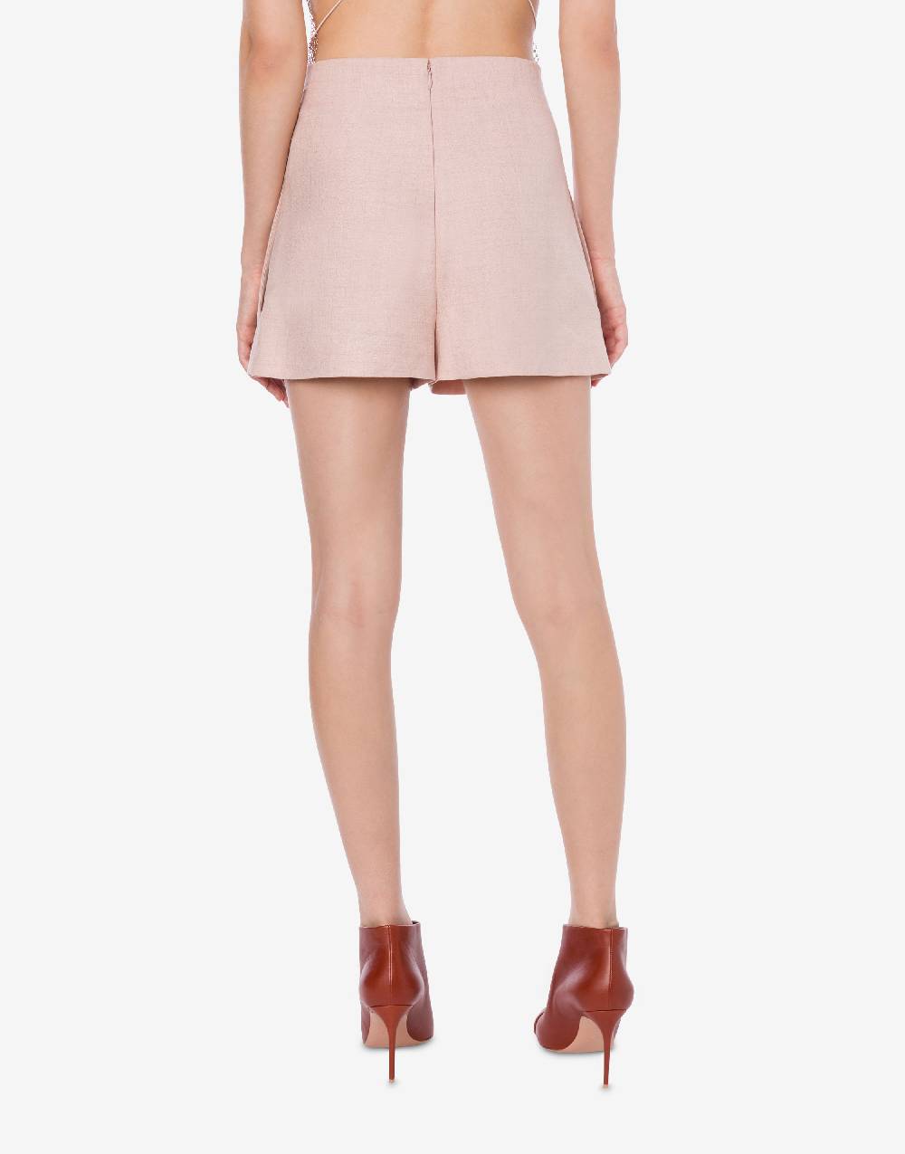 Philosophy Di Lorenzo Serafini Short in tela di misto lino Vendite Flash