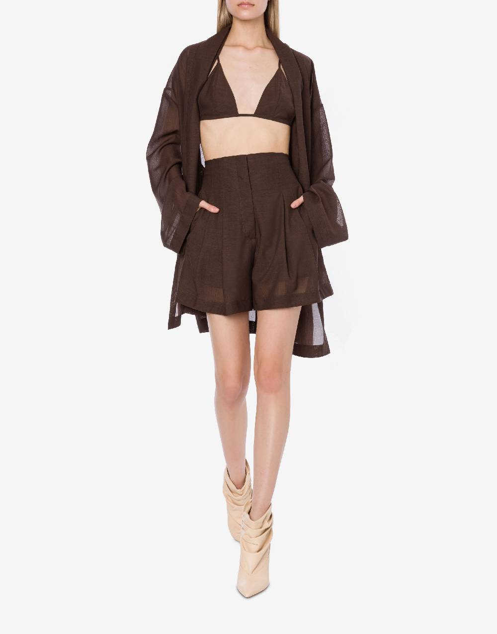 Philosophy Di Lorenzo Serafini Short in voile di lana Moda
