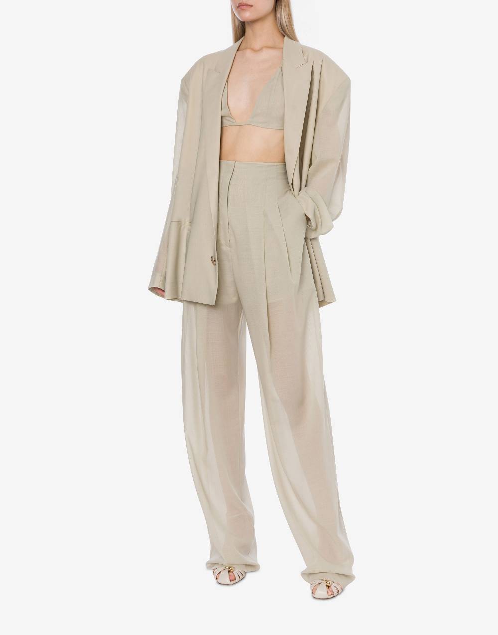 Philosophy Di Lorenzo Serafini Pantalone ampio in voile di lana Italy