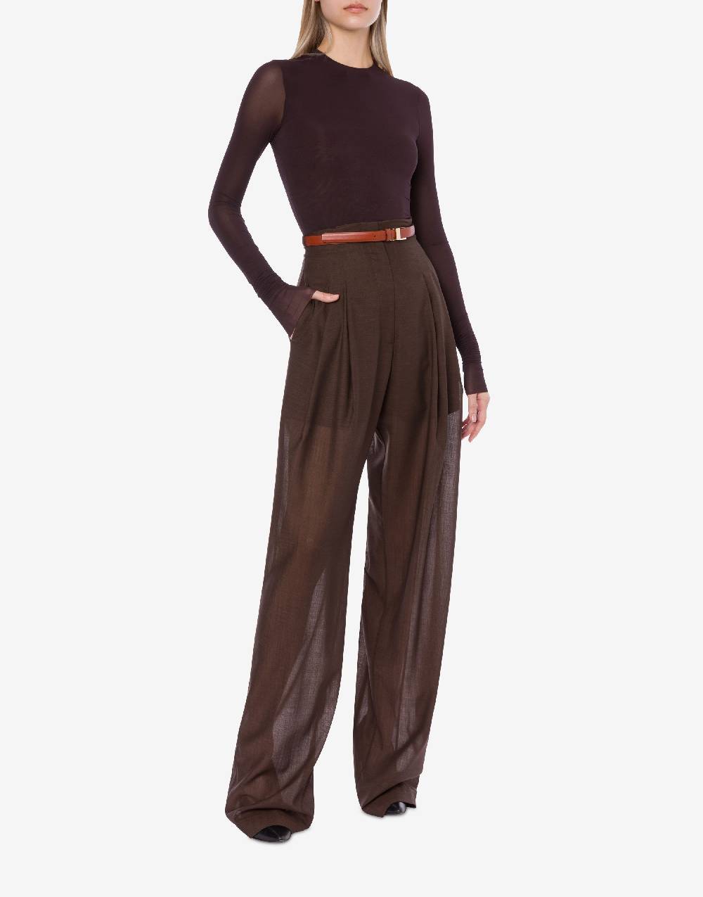 Philosophy Di Lorenzo Serafini Pantalone ampio in voile di lana Italia