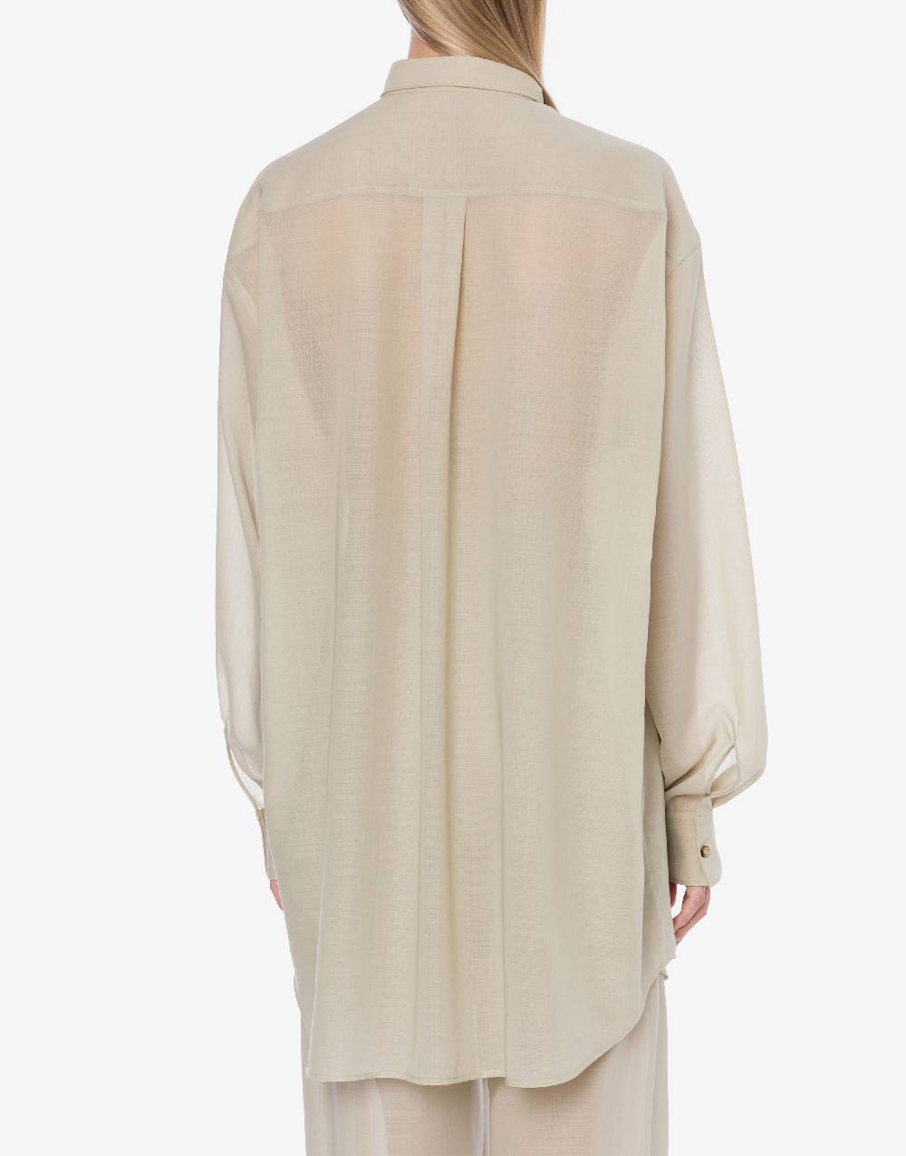 Philosophy Di Lorenzo Serafini Camicia oversize in voile di lana Negozio