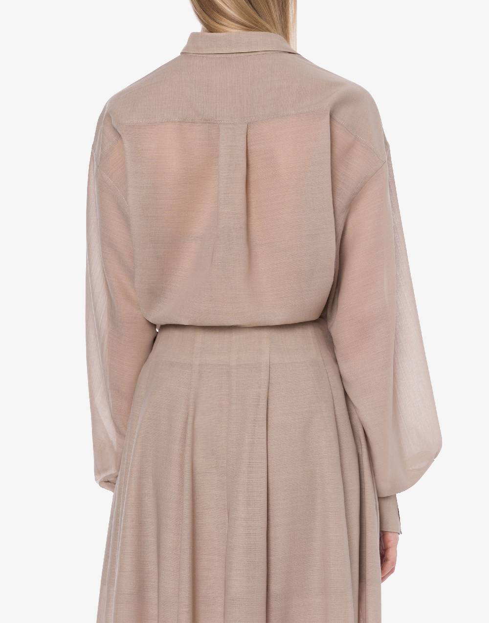 Philosophy Di Lorenzo Serafini Camicia oversize in voile di lana Spedizione Gratuita