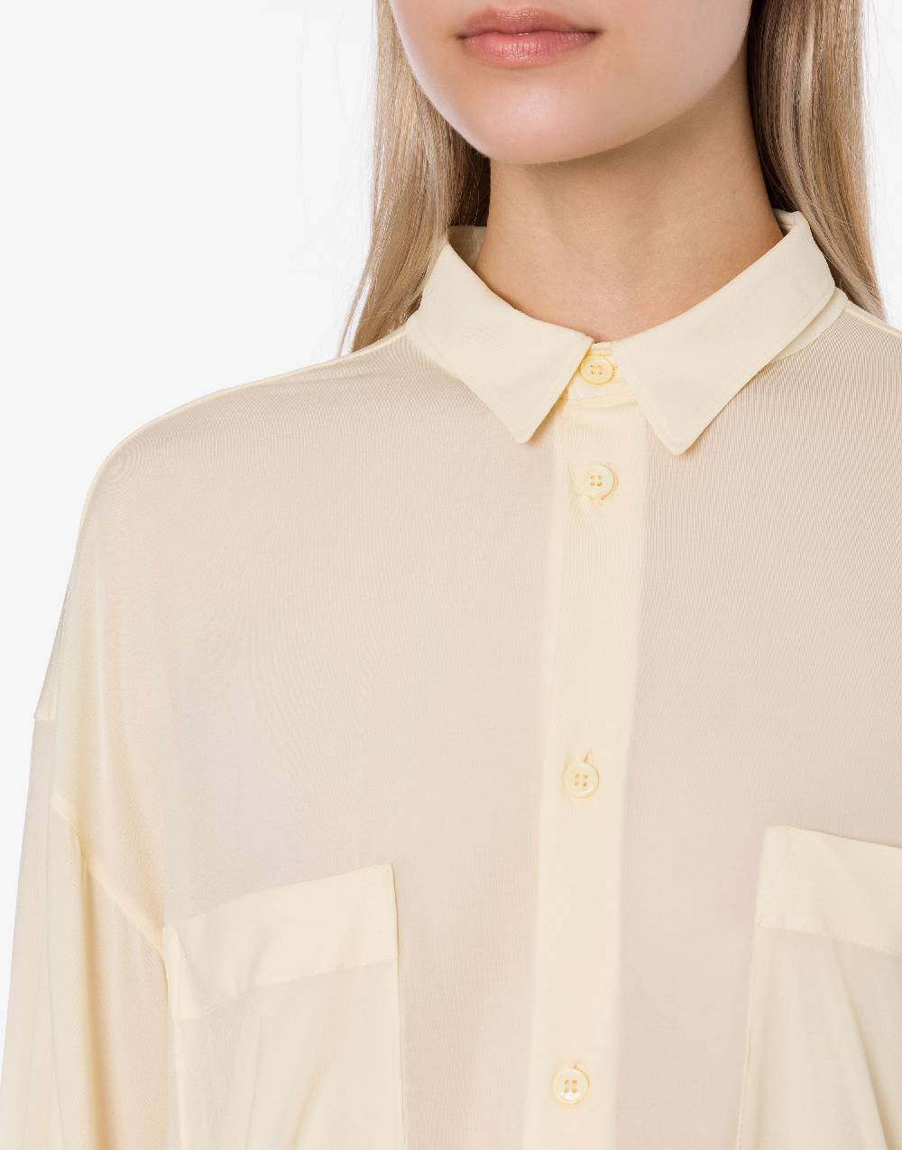 Philosophy Di Lorenzo Serafini Camicia oversize in jersey stretch Pezzi Unici