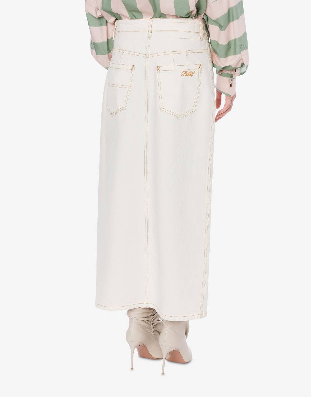 Philosophy Di Lorenzo Serafini Gonna a vita bassa in denim bleach Soddisfazione Garantita