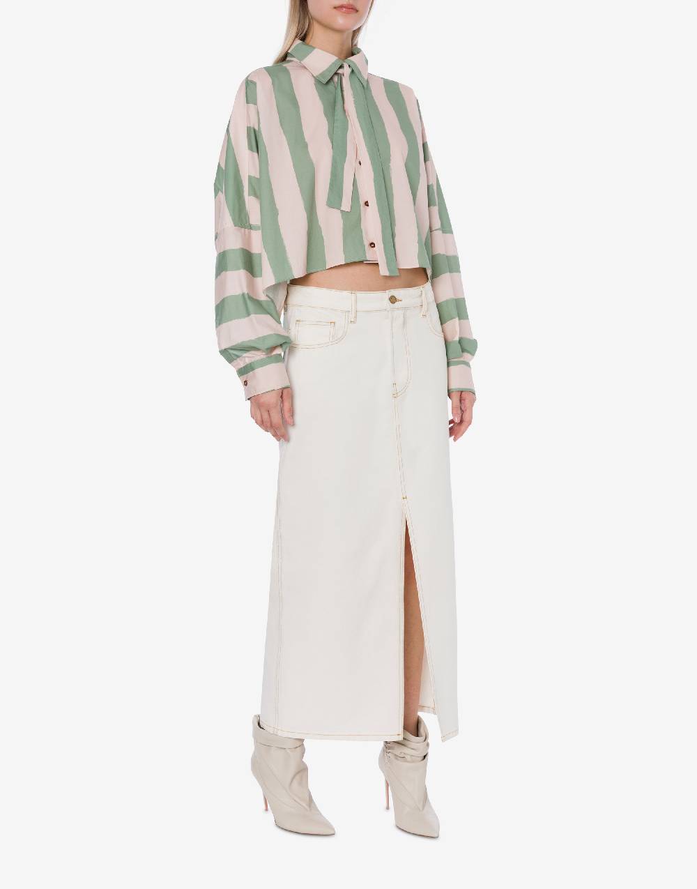 Philosophy Di Lorenzo Serafini Gonna a vita bassa in denim bleach Soddisfazione Garantita