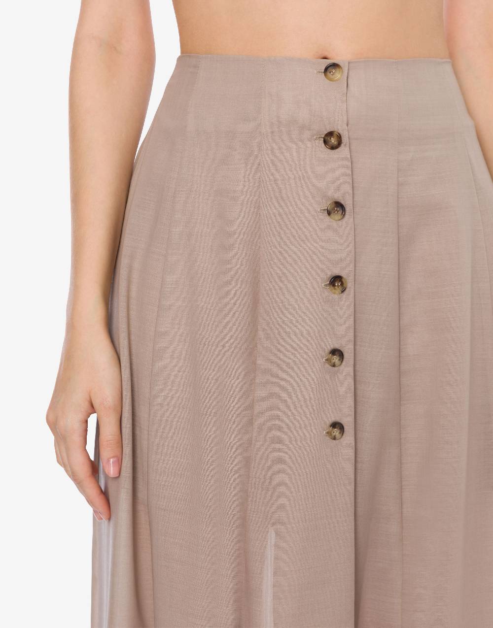 Philosophy Di Lorenzo Serafini Gonna in voile di lana con bottoni Fino Al -60%