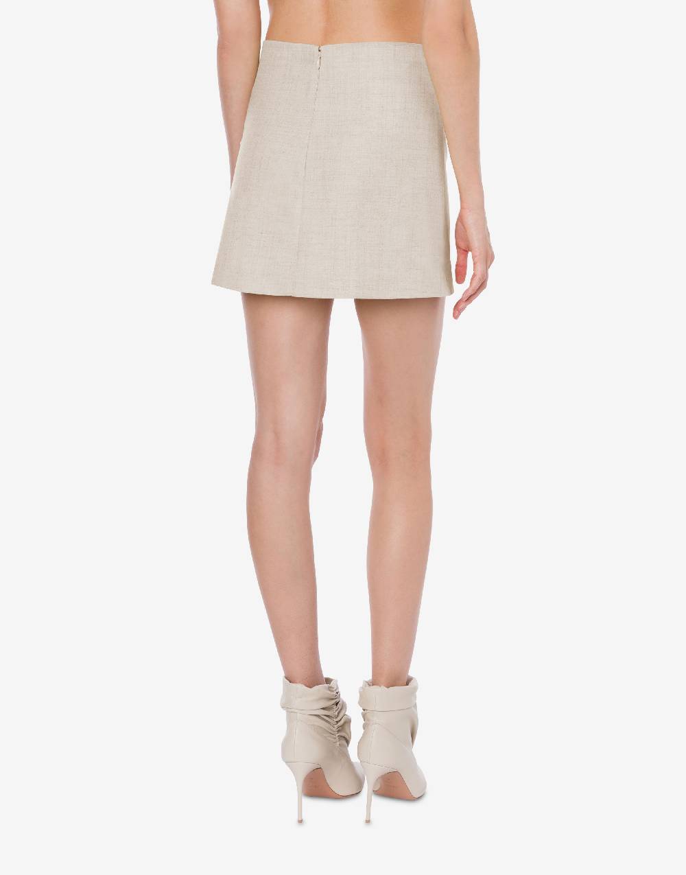 Philosophy Di Lorenzo Serafini Minigonna in tela misto lino Shopping Online
