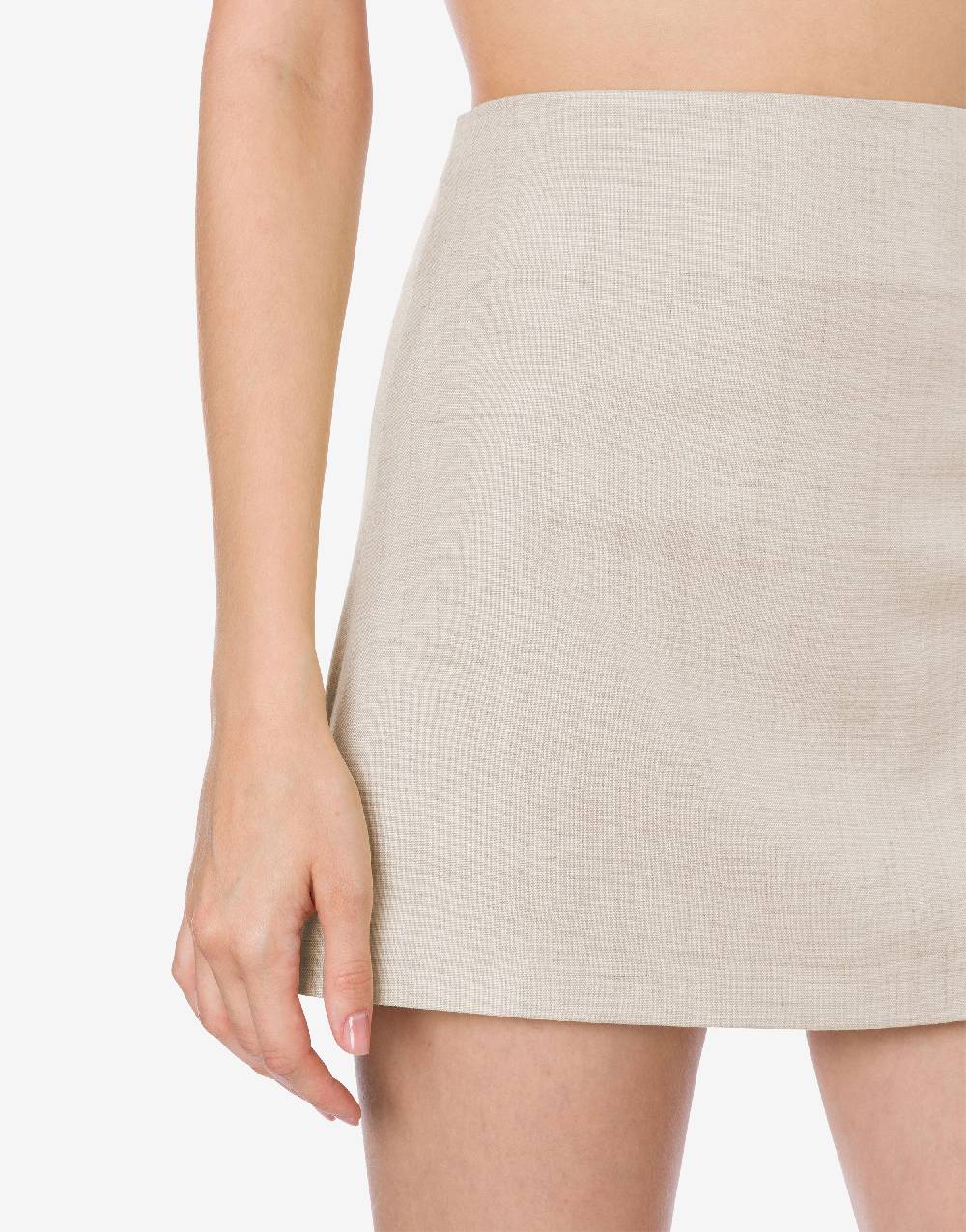 Philosophy Di Lorenzo Serafini Minigonna in tela misto lino Shopping Online