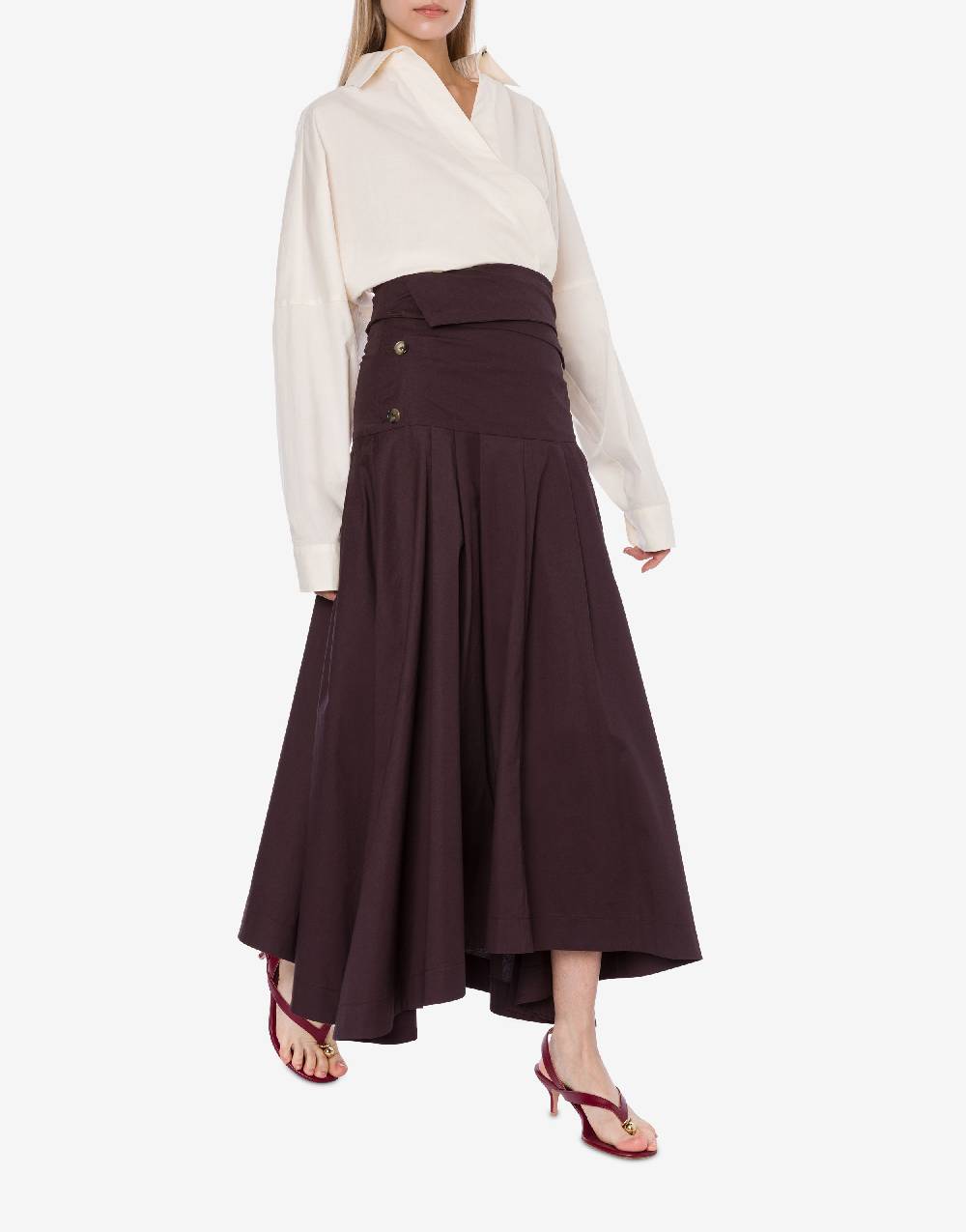 Philosophy Di Lorenzo Serafini Gonna longuette in cotone stretch Prezzo Ridotto