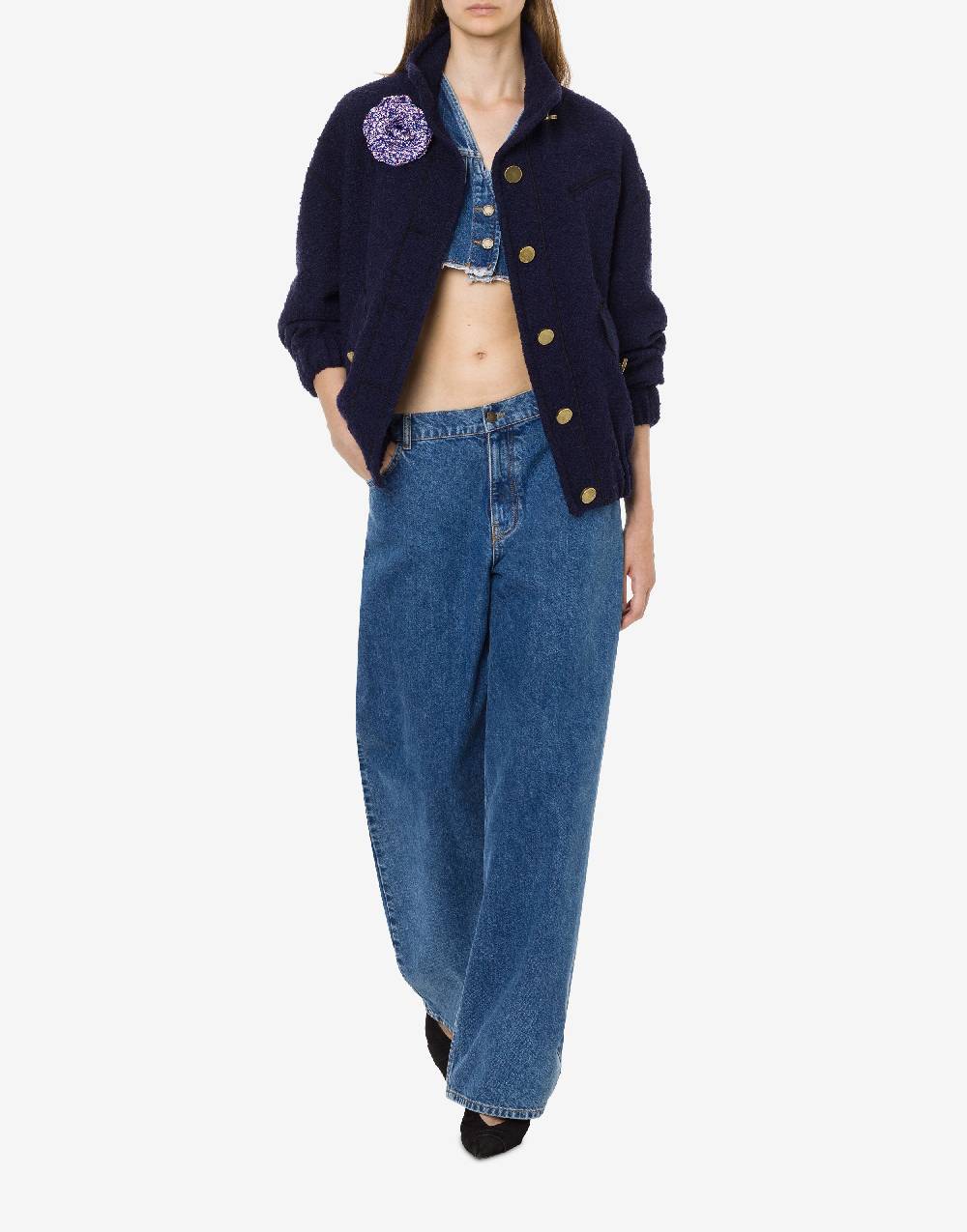 Philosophy Di Lorenzo Serafini Pantalone oversize in denim Novità