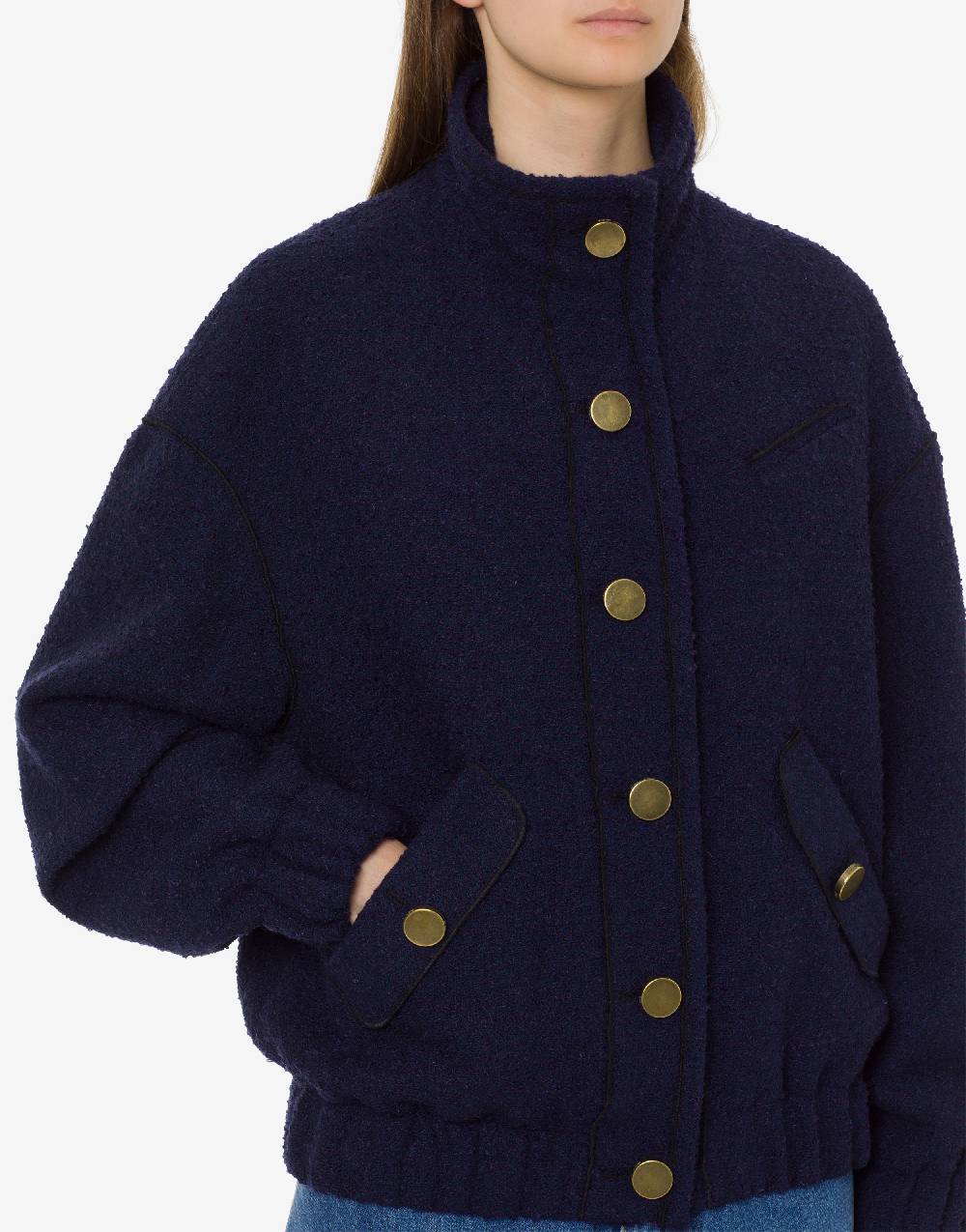 Philosophy Di Lorenzo Serafini Bomber in stuoia bouclé Sconto