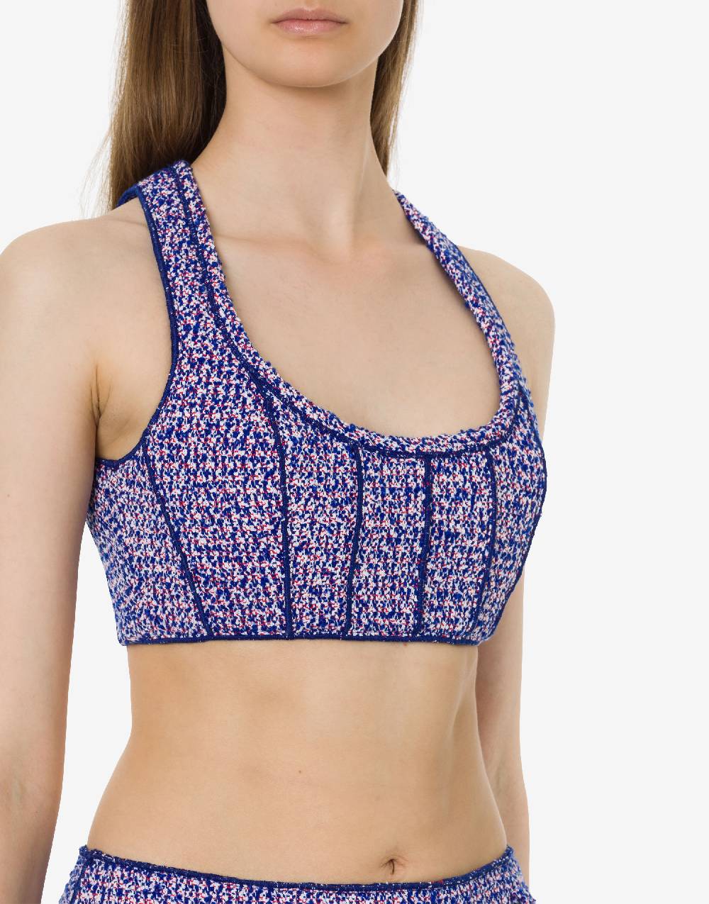Philosophy Di Lorenzo Serafini Micro top in stuoia bouclé Economico