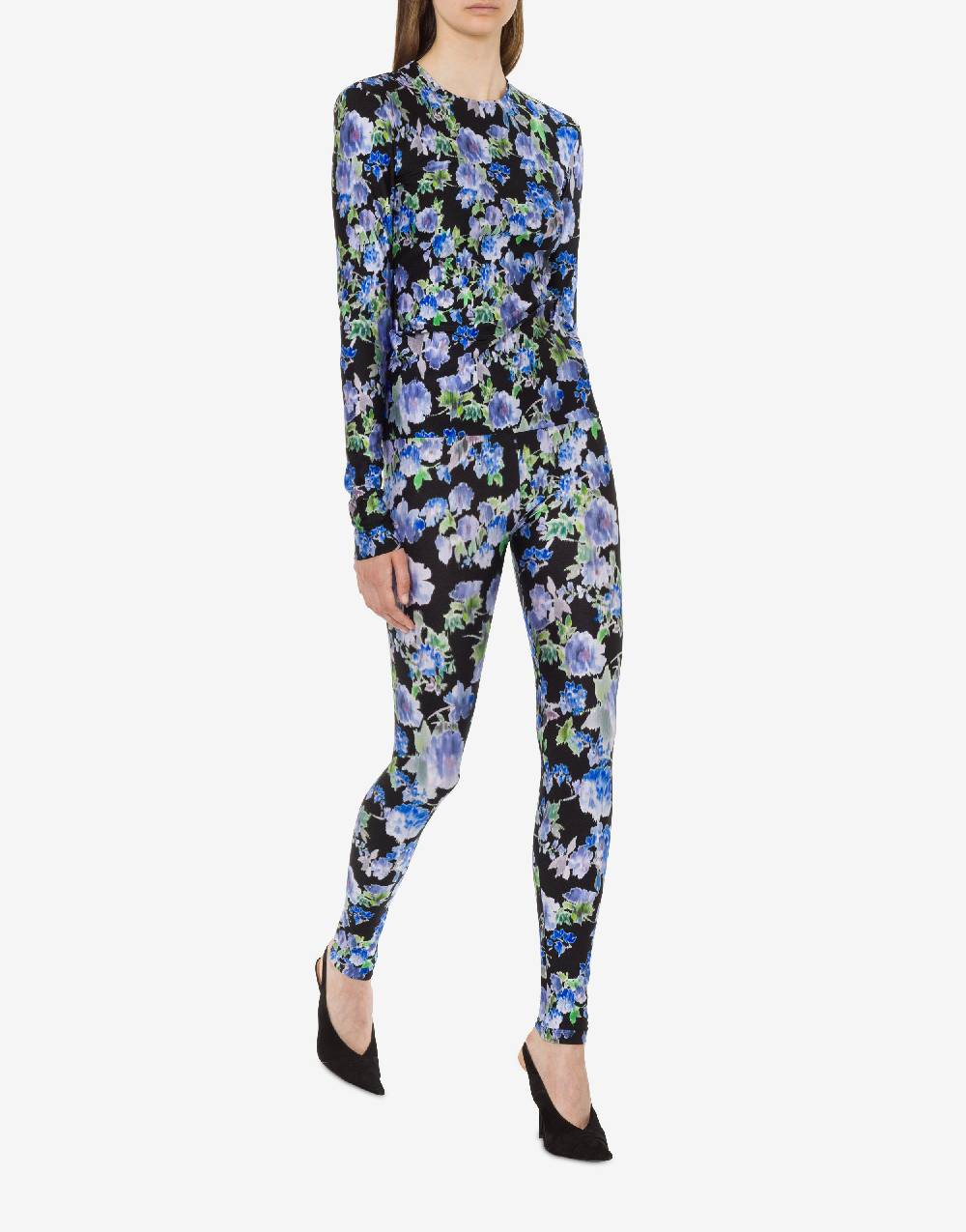 Philosophy Di Lorenzo Serafini Top in lycra con stampa fiori In Vendita